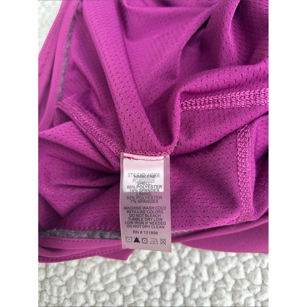 Title Nine Nimblene Skort Magenta Purple Athletic Hiking Skirt Women Size 10 - Picture 7 of 9